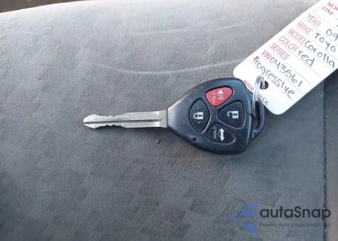 2009 Toyota Corolla Le из США, поврежденный, VIN 2T1BU40E79C043561